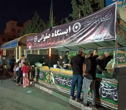 برپایی ایستگاه صلواتی در بهزیستی ارومیه - سازمان بهزیستی